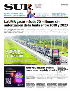 Portada de SUR | 10 de octubre