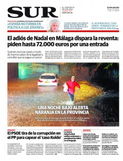 Portada de SUR | 15 de octubre