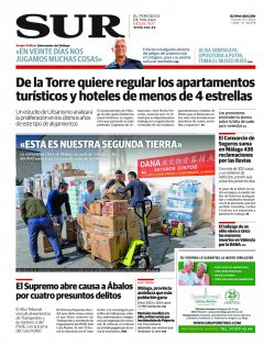 Portada de SUR | 08 de noviembre