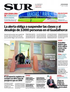 Portada de SUR | 13 de noviembre