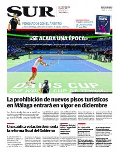 Portada de SUR | 19 de noviembre