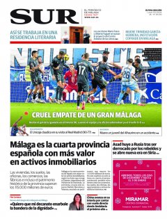 Portada de SUR | 09 de diciembre