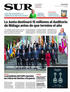 Portada de SUR | 14 de diciembre