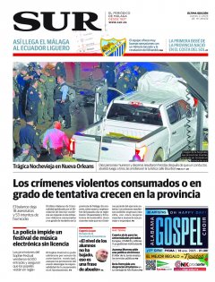 Portada de SUR | 02 de enero