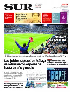 Portada de SUR | 05 de enero