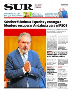 Portada de SUR | 08 de enero