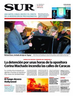 Portada de SUR | 10 de enero