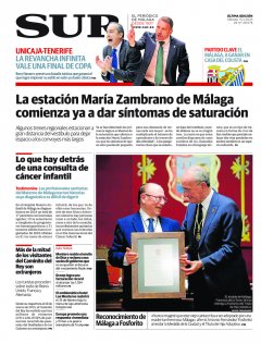 Portada de SUR | 15 de febrero