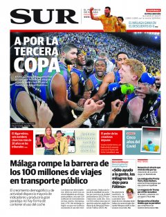 Portada de SUR | 16 de febrero