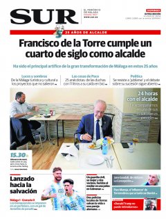 Portada de SUR | 04 de mayo