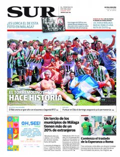 Portada de SUR | 05 de mayo