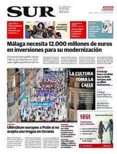 Portada de SUR | 11 de mayo
