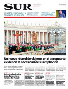 Portada de SUR | 16 de mayo