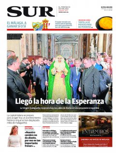 Portada de SUR | 17 de mayo