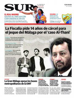 Portada de SUR | 12 de junio