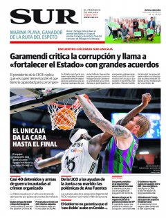Portada de SUR | 18 de junio