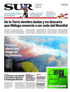 Portada de SUR | 12 de julio
