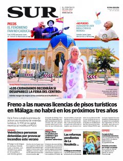 Portada de SUR | 14 de agosto