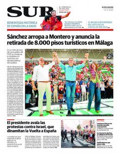 Portada de SUR | 15 de septiembre