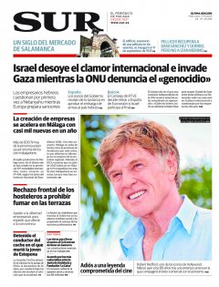 Portada de SUR | 17 de septiembre