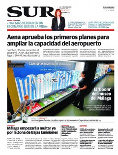 Portada de SUR | 19 de septiembre