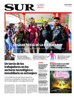 Portada de SUR | 27 de septiembre