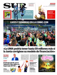 Portada de SUR | 28 de septiembre
