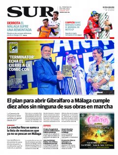 Portada de SUR | 29 de septiembre