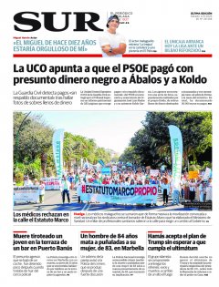 Portada de SUR | 04 de octubre