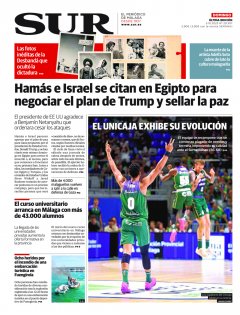 Portada de SUR | 05 de octubre