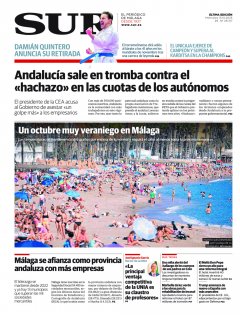Portada de SUR | 15 de octubre