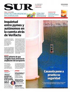 Portada de SUR | 08 de noviembre