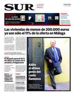 Portada de SUR | 14 de noviembre