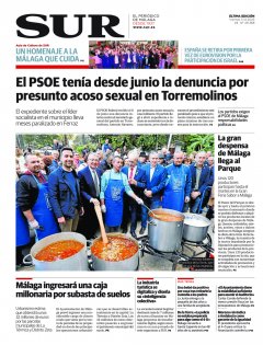 Portada de SUR | 05 de diciembre