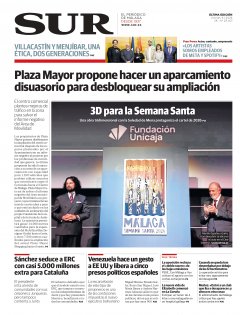 Portada de SUR | 09 de enero