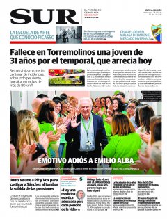 Portada de SUR | 28 de enero