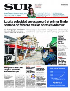 Portada de SUR | 29 de enero