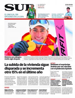 Portada de SUR | 20 de febrero