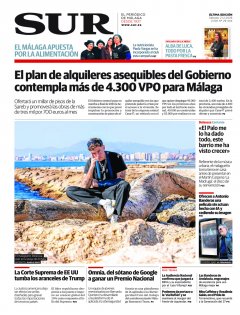 Portada de SUR | 21 de febrero