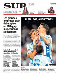 Portada de SUR | 23 de febrero