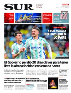 Portada de SUR | 22 de marzo