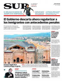 Portada de SUR | 15 de abril