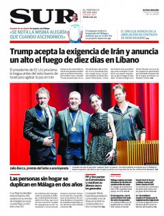 Portada de SUR | 17 de abril