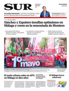 Portada de SUR | 02 de mayo
