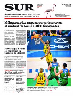 Portada de SUR | 08 de mayo