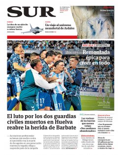 Portada de SUR | 10 de mayo