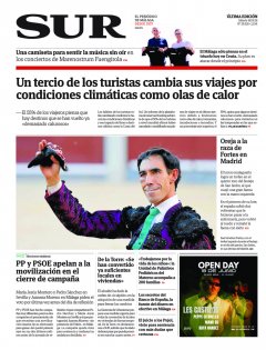 Portada de SUR | 16 de mayo