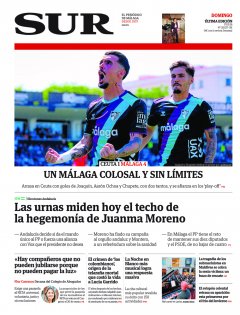 Portada de SUR | 17 de mayo