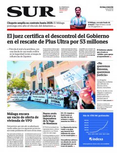 Portada de SUR | 21 de mayo