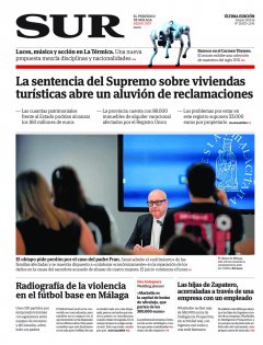 Portada de SUR | 23 de mayo